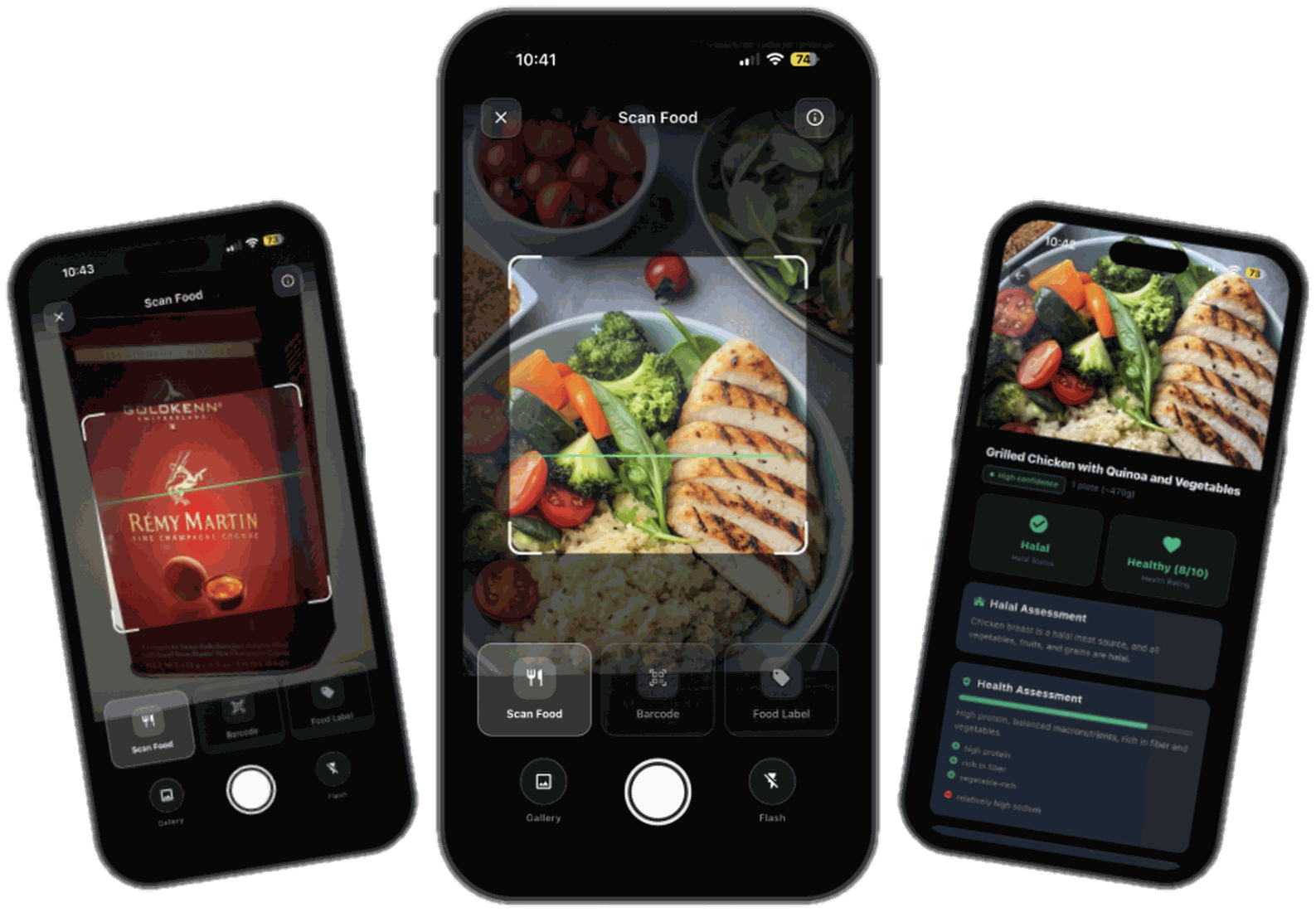 Les trois modes de scan